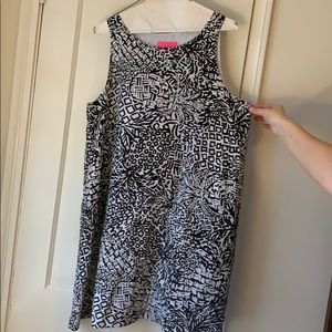 Lilly Pulitzer black and white swing dress